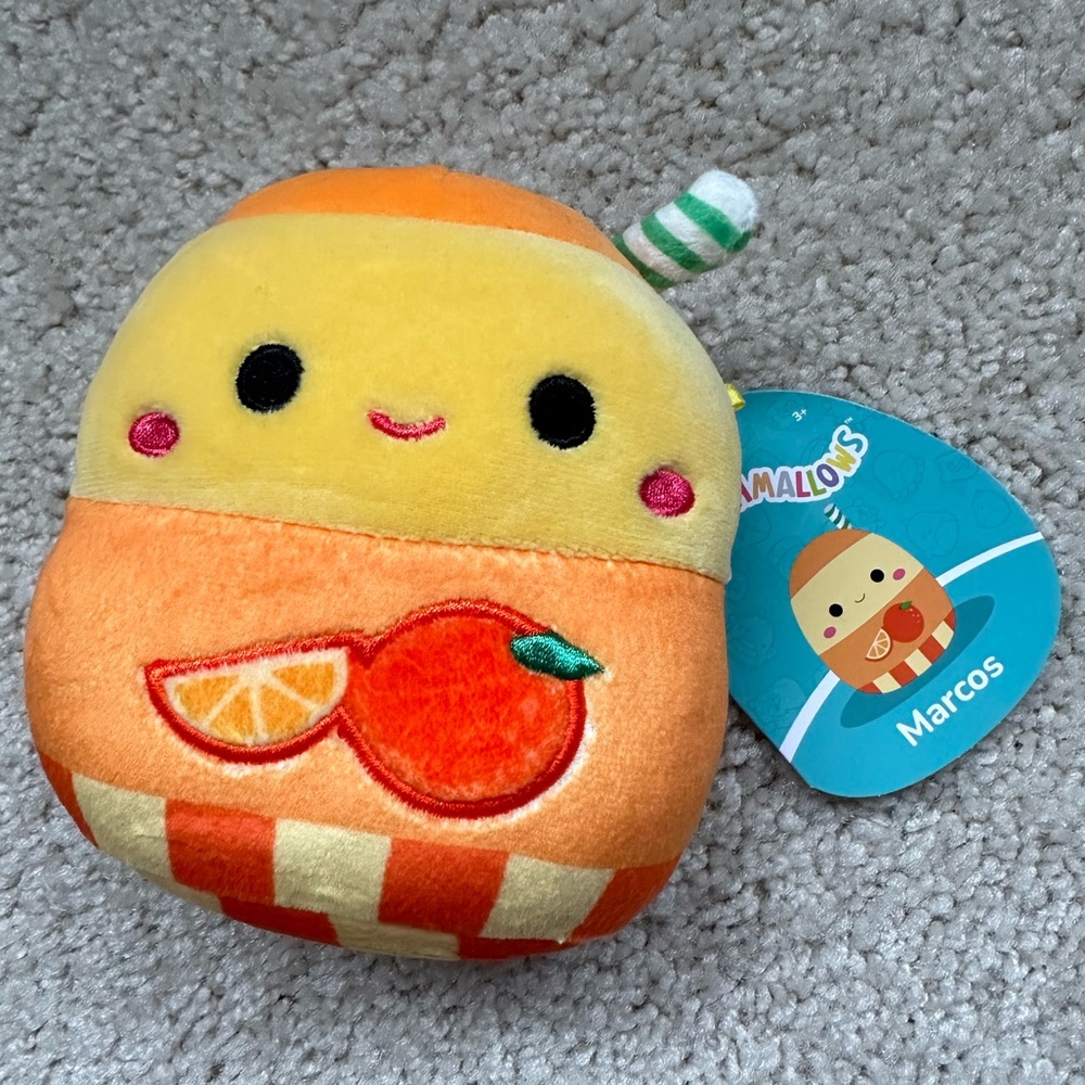 Squishmallows Marcos the Orange Juice